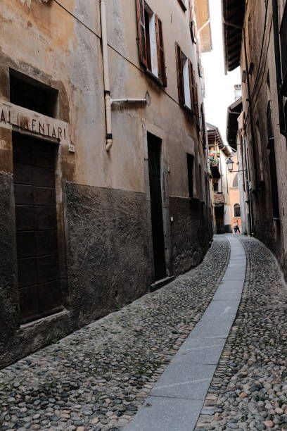 istock Empty Alley Amidst Buildings In City 1372295821