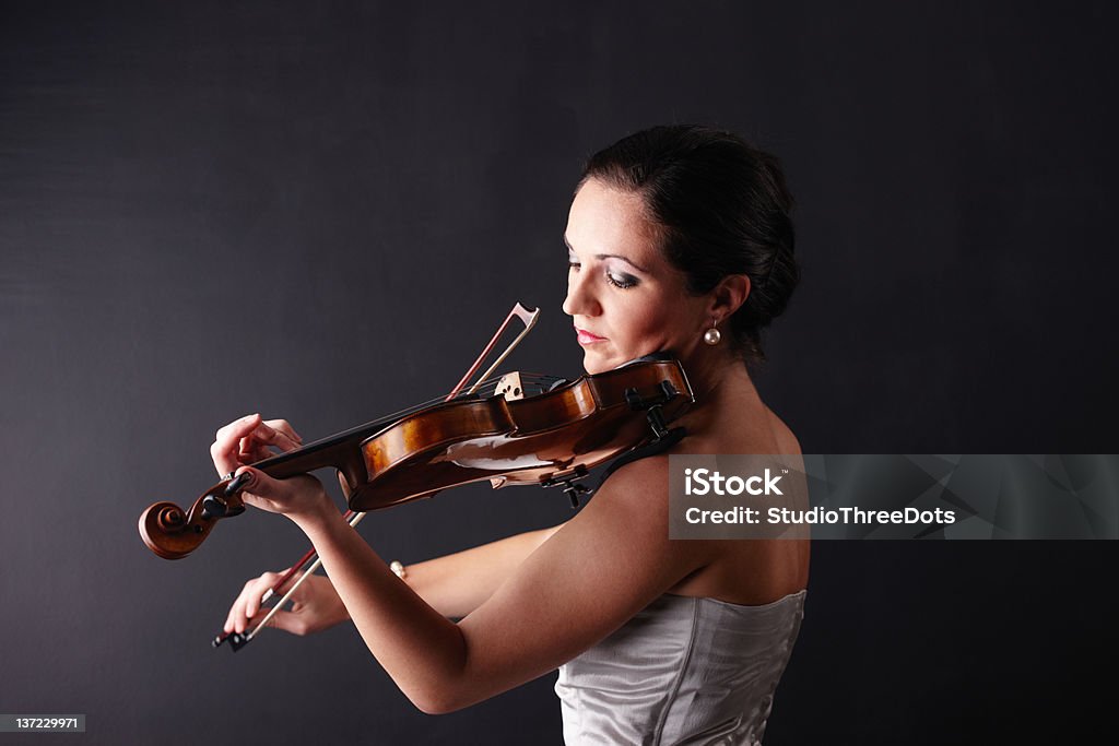 바이올린 연주자 - 로열티 프리 Performing Arts Event 스톡 사진