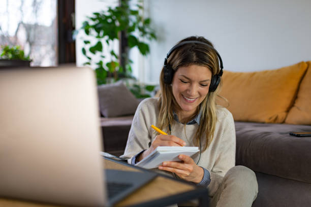 istock Woman working from home 1372303537