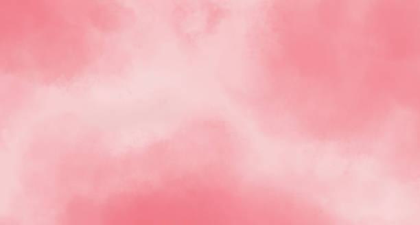 istock Pink paper watercolor texture background. For design backdrop 1372306914