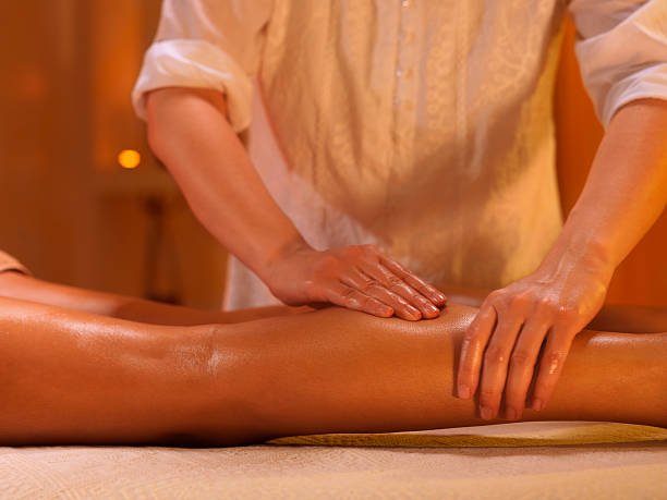 istock woman getting massage treatment 137230696