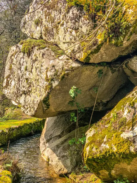 Photo of Huge boulders near a stream