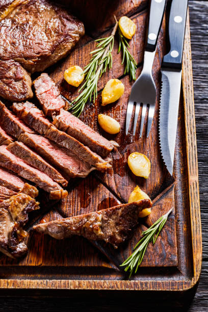 istock fried juicy chuck eye beef steaks, top view 1372308179