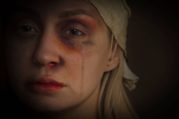 istock Zombie woman, Horror background for halloween concept 1372309767