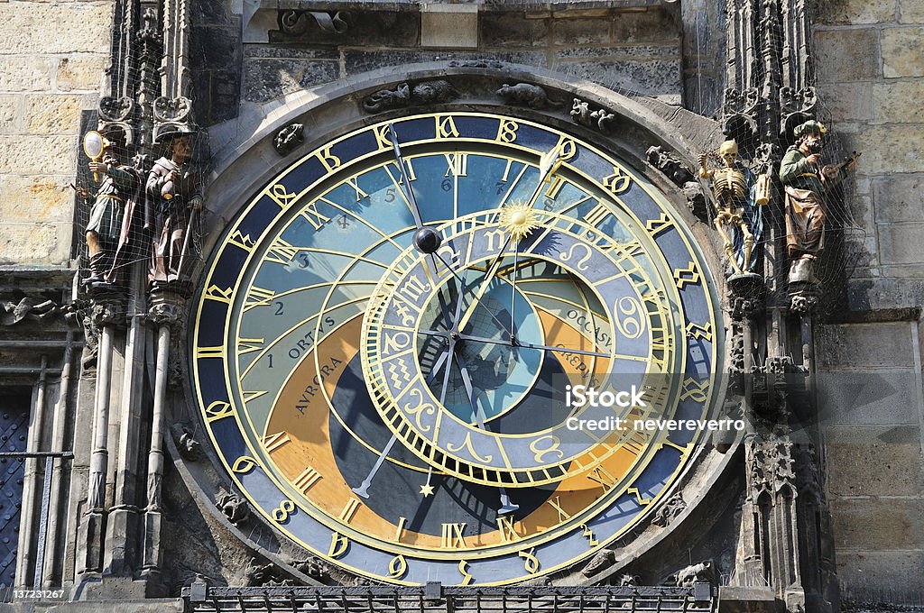 Relógio Astronómico De Praga, República Checa - Royalty-free Relógio de Sol Foto de stock