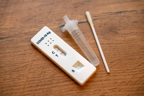 istock Positive Antigen Rapid Test for Coronavirus. 1372317501