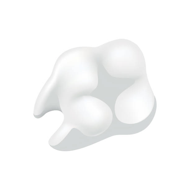 istock White shining human tooth. Dental medical vector icon. Stomatology clinic symbol. Teeth protection, oral or tooth care. Teeth restoration 1372319555
