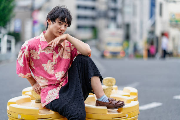 istock Portrait of Non-Binary Gender person 1372319983