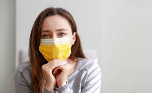 istock Young woman in isolation at home for coronavirus 1372322731