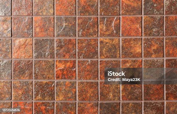 Barn Red Color Tile Ceramic Red Rustic Tile Background Stock Photo - Download Image Now ...
