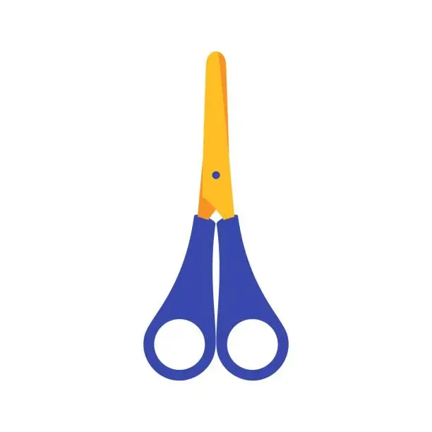 Vector illustration of Scissors. Stationery.