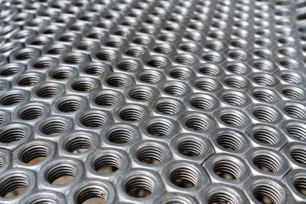istock industrial texture background made of stainless steel nuts 1372337143