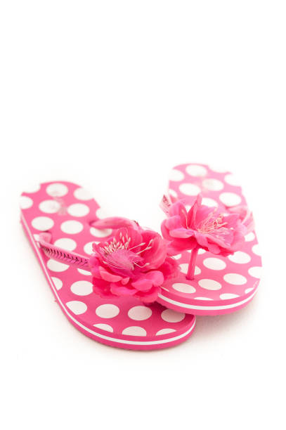 3d rendering of flip flop minimal summer holiday and travel background