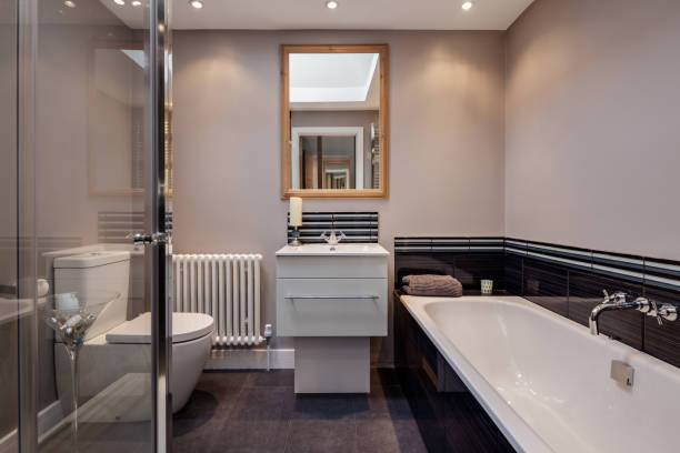 istock Luxury modern washroom 1372339115