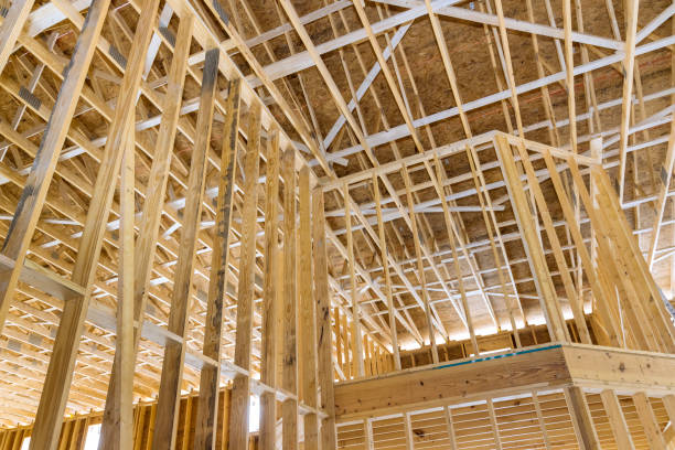 istock New house under construction wood framing beams stick 1372341294