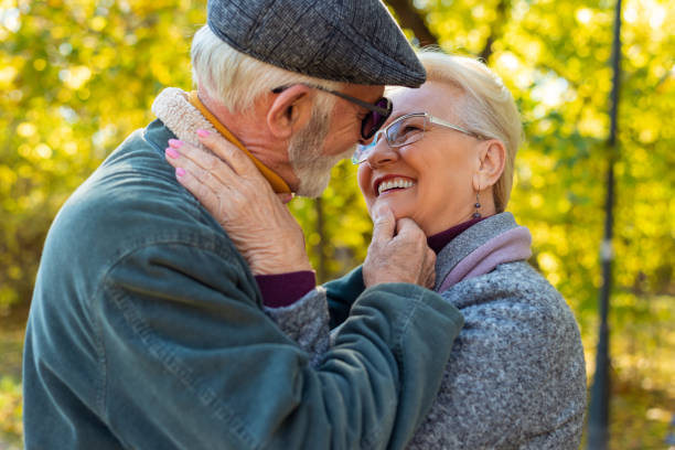 istock Happy senior couple spending time together 1372341432