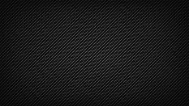 istock Carbon fiber texture, background. Dark gray carbon, black and white texture. Auto racing theme design element, graphic. Vector illustration 1372341774