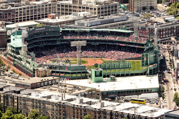 baseball - green monster foto e immagini stock