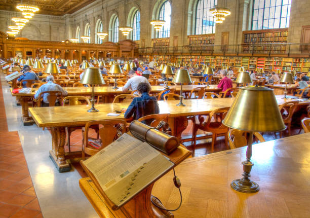 ニューヨーク公共図書館 - new york public library ストックフォトと画像
