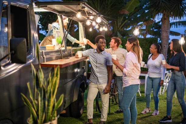 istock Group of diverse friends having fun 1372350013