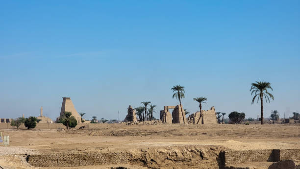 istock Karnak Temple in Luxor, Egypt. The Karnak Temple Complex, commonly known as Karnak, comprises a vast mix of decayed temples, chapels, pylons, and other buildings in Egypt. 1372350055