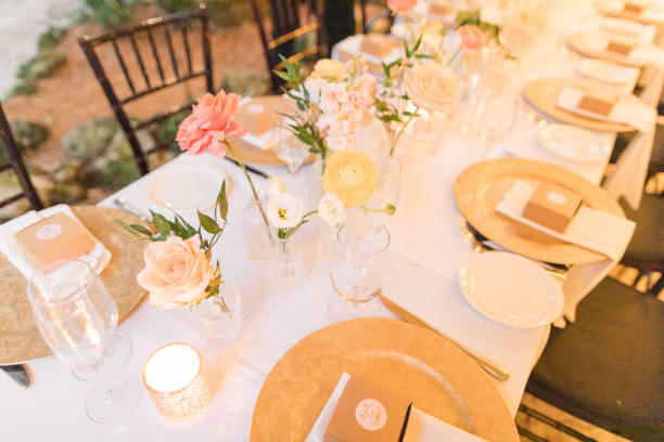 istock Colorful Dining Banquet Table for a Spring Wedding in South Florida 1372353054
