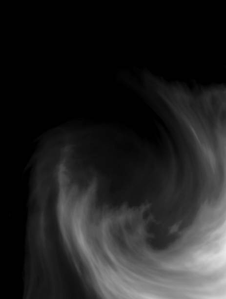 istock Smoke on the dark background 1372353965