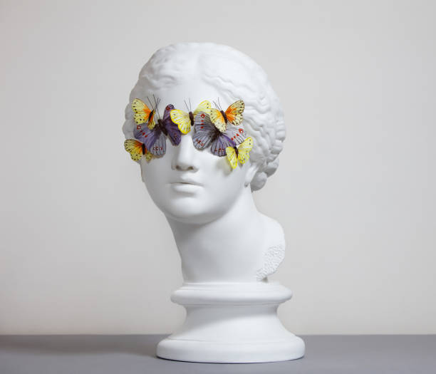 istock Greek Goddess with butterflies 1372360768