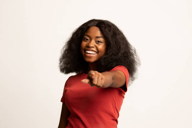 istock I Choose You. Joyful Black Millennial Lady Pointing Finger At Camera 1372362278