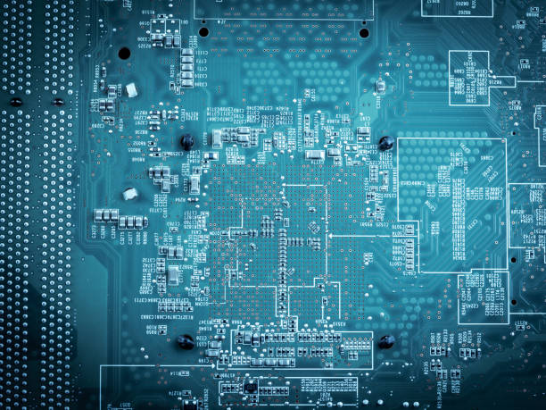 istock Detail of a computer motherboard 1372362877