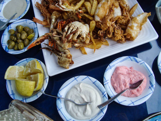 istock greek meze style dishes on the table 1372362892