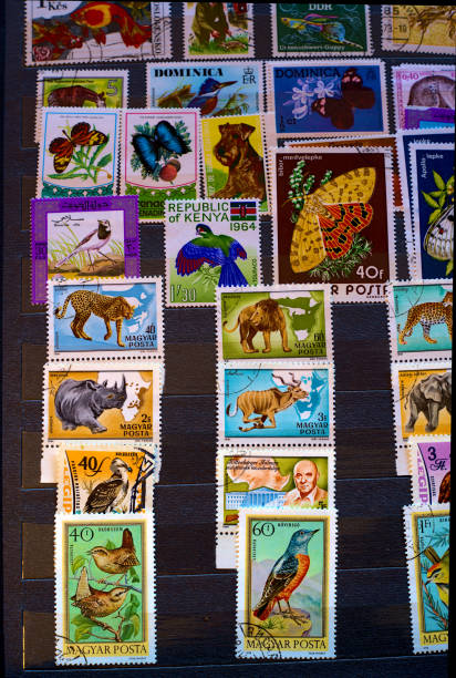 istock collection of postal stamps 1372370877