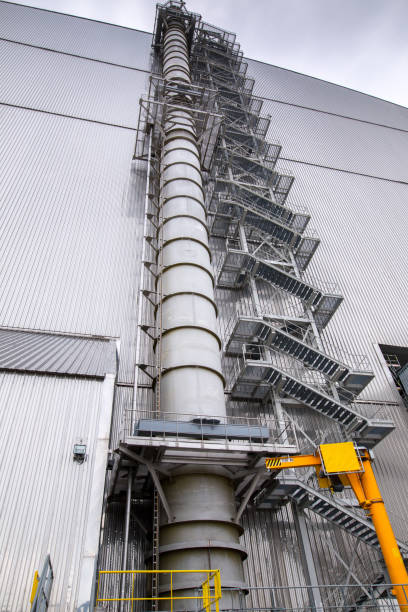 istock Technical equipment of systems the microclimate support. A huge Air pipeline exhaust. 1372372245