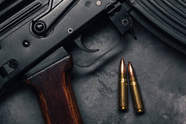 Gold Ak 47 Stock Photos, Pictures & Royalty-Free Images - iStock