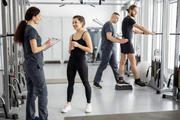 istock People at rehabilitation center 1372373973