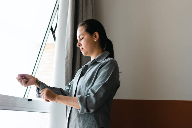 istock Comfortable at the hotel after arriving from a trip 1372374114