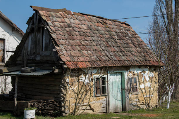 istock Abandoned traditional old wooden house. 1372382547