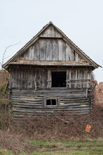 istock Abandoned traditional old wooden house. 1372382548