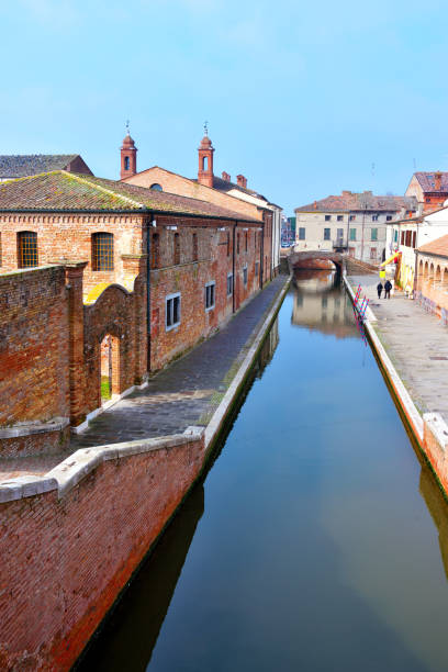 comacchio ferrara italy - comacchio bildbanksfoton och bilder