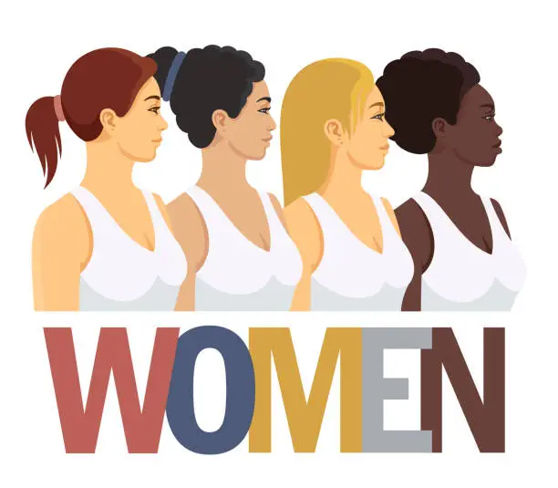 Vector illustration of Women's Health concept design.