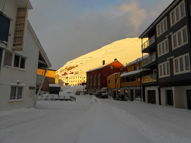 istock Honningsvag in Winter, Mageroya, Norway 1372393373