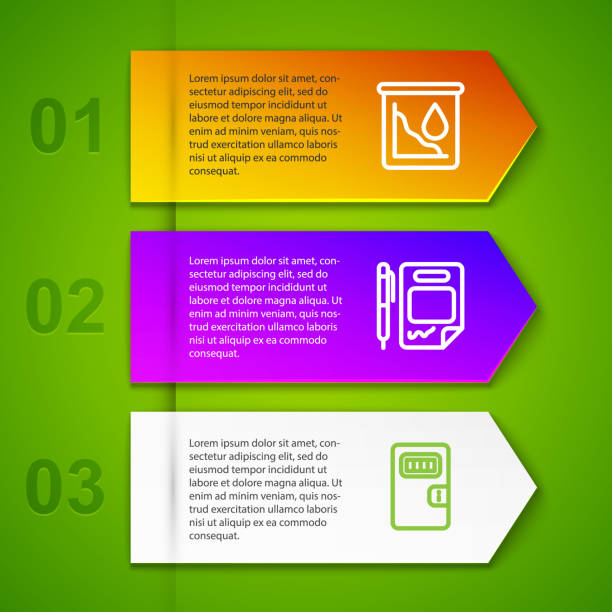 ilustrações, clipart, desenhos animados e ícones de definir linha queda no preço do petróleo bruto, dinheiro do contrato e caneta e porta da cela da prisão. modelo infográfico de negócios. vetor - prison cell door