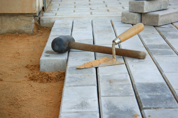 istock Stones for  construction of  pavement and tools 1372414723