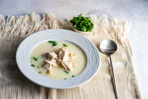 istock Traditional georgian chicken soup Chikhirtma 1372416942