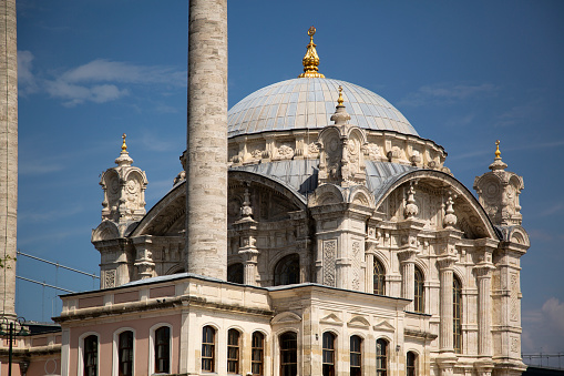 Hagia Sophia cathedral rooftop view at sunset in Istanbul - Turkey