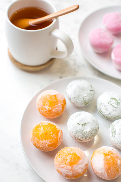 istock Mochi ice cream on the table 1372431772
