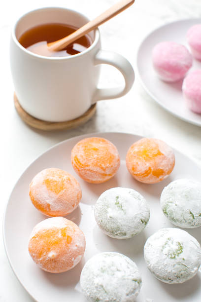 istock Mochi ice cream on the table 1372431778