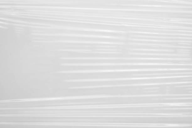 istock White transparent plastic film wrap texture background 1372441599