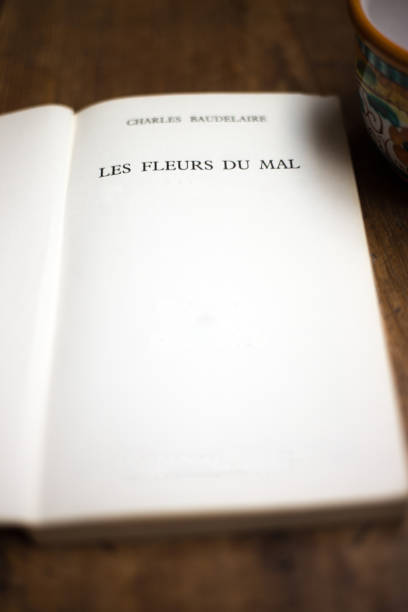 istock Open Book, Title Page: The Flowers of Evil 1372443386