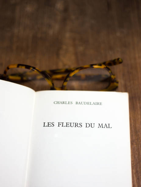 istock Open Book, Title Page: The Flowers of Evil 1372443460
